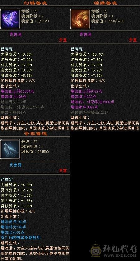 全4五雕带宝宝 内攻11级 气武当 内4W 双属