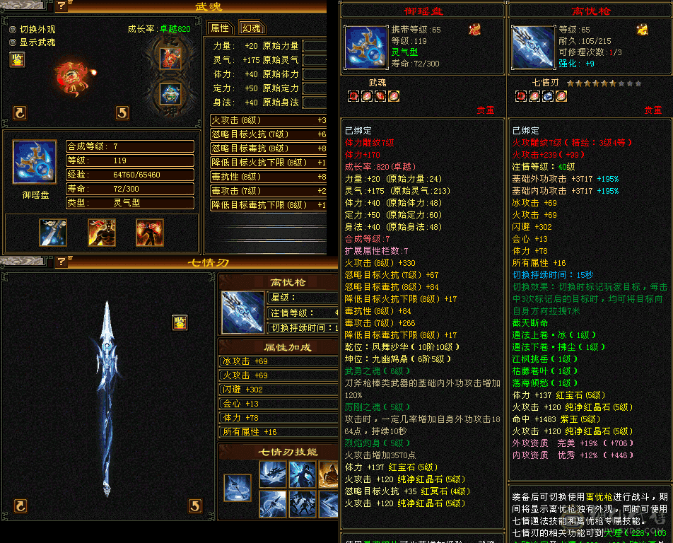 50万血+5710火+全5