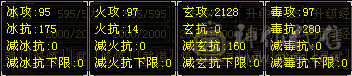 30万血副本峨嵋，有两个幻饰武器，一个背饰，四属性打满