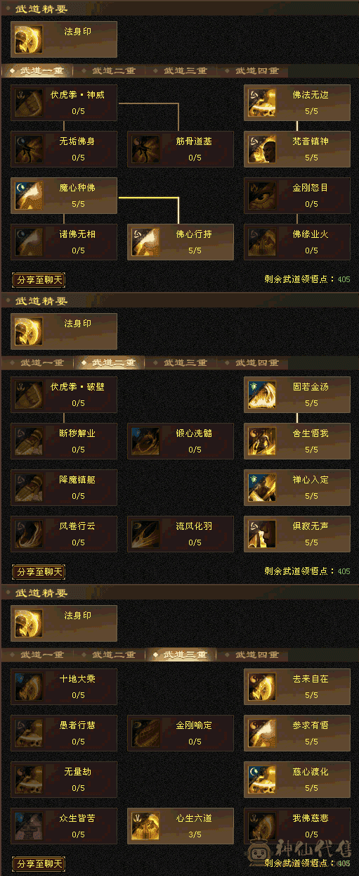 五体五属少林4000属带时装