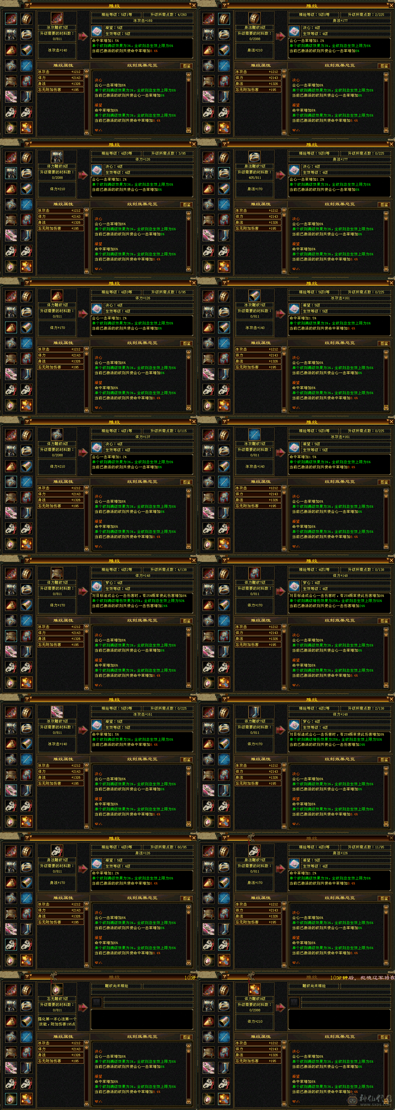 对比性价比，高血高命中 6级号面板。