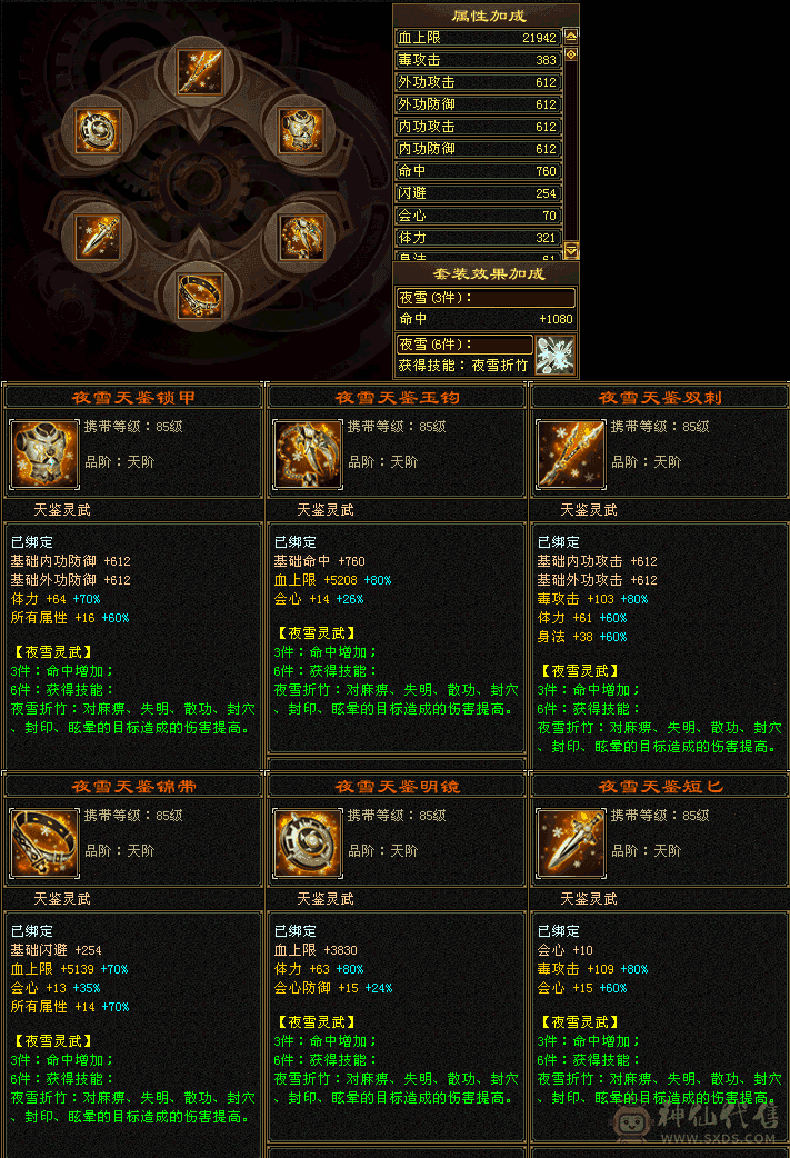 满6  无敌丹  6神 6减 裸属 7533属性 现在 武境121级