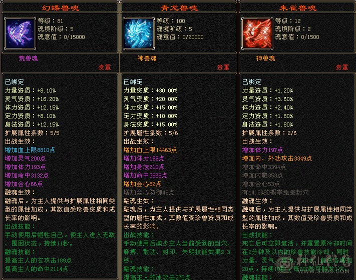 『夺命•推荐』超值精品-6级冰火玄-5神三修冰武当 副属性-火1031 玄810  减冰抗505 下限19 三杂抗100 30w血 3.9w气 379+会心 命中5.4w 