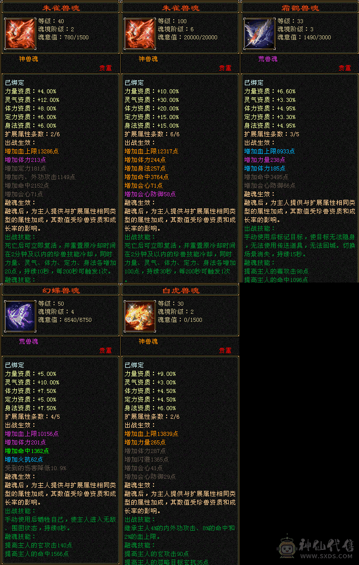 6神赤兔骨翼6665号时装幻视一堆
