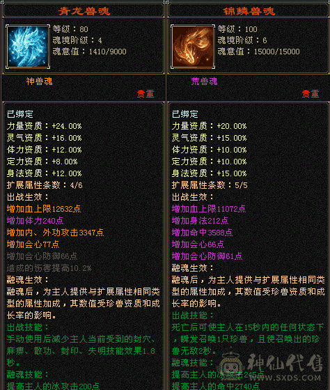 5带6带顶变龙君36兽灵拼命10红熊王裸5863三修高命中会心