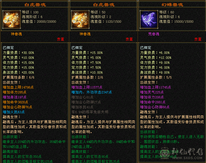 阿浪推荐  满6体 6神兽  裸属性，极限5级号，新雕文8/5，带金箍棒