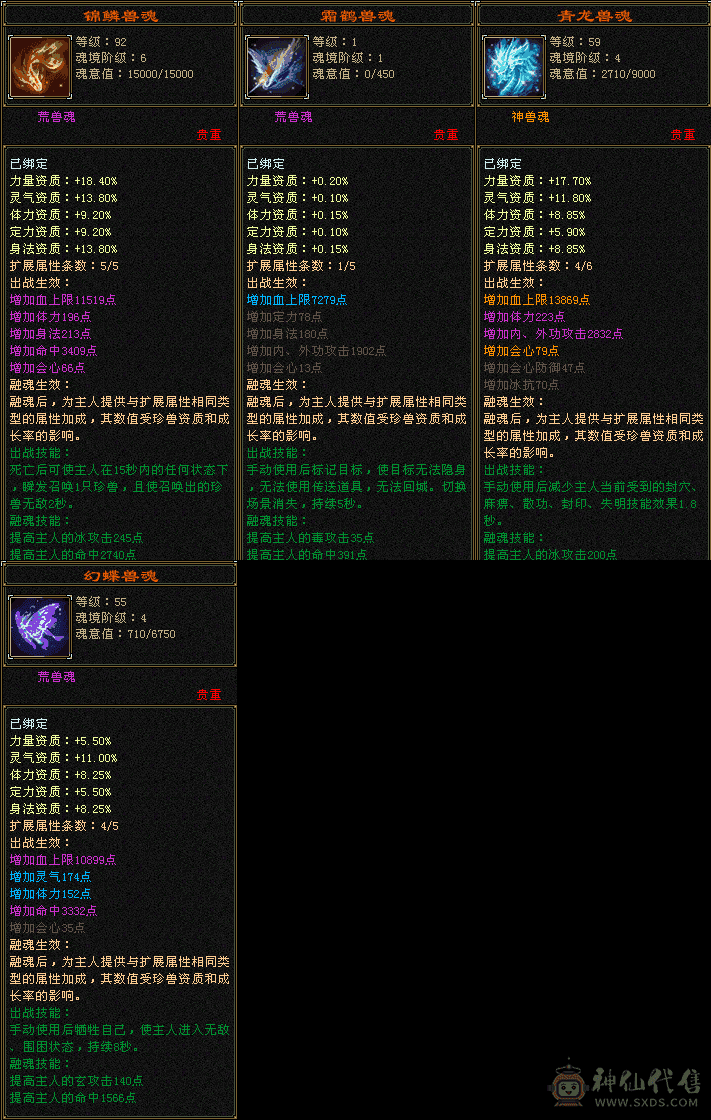 予予推荐:  极品6级天山 毕业灵武 带宝宝白嫖提升空间大 高性价比 