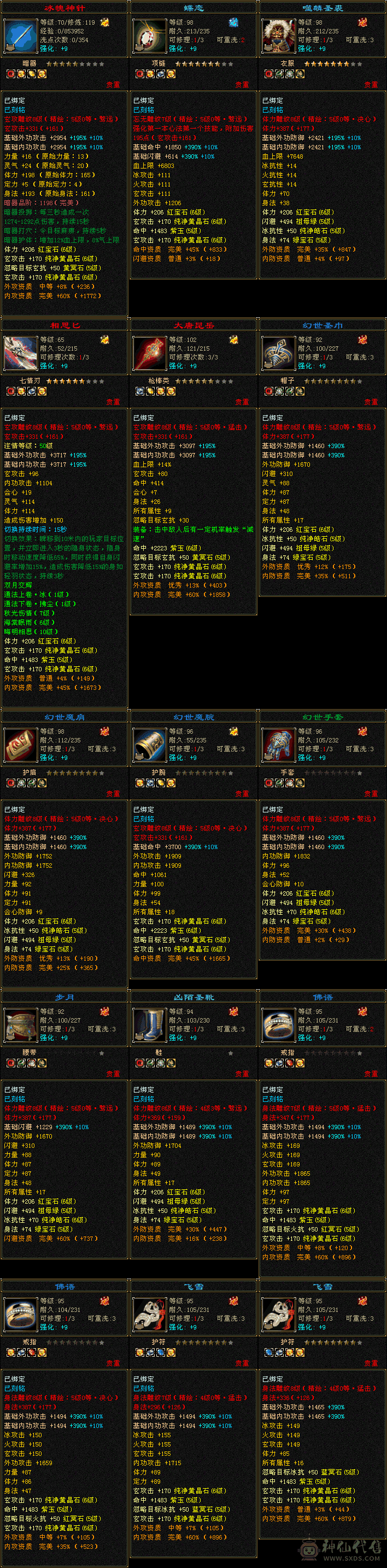 6神 7510玄 火冰1300 吃佛跳墙100W血 防御状态推人快2W  宝宝清空少一千
