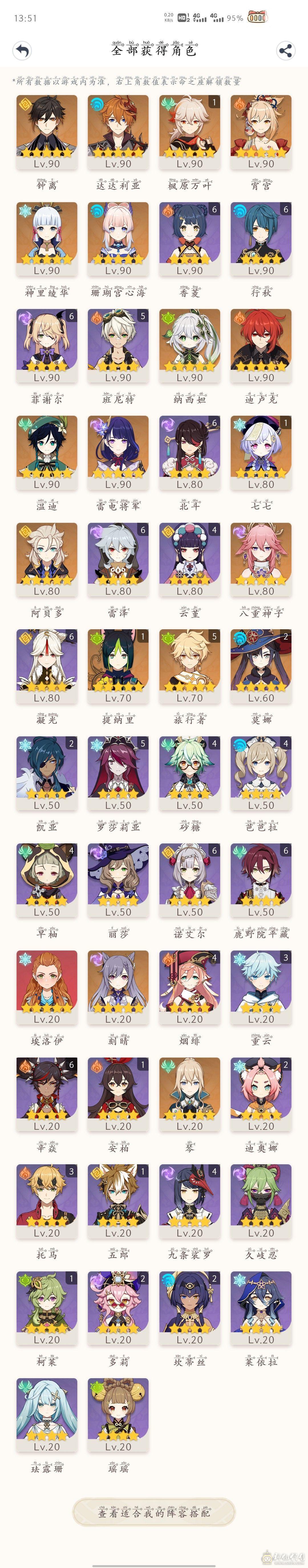 17五星角色6五星武器极品号低价出售