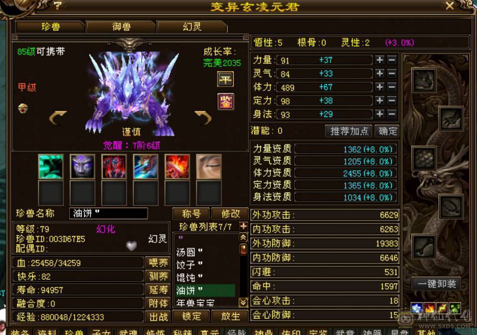 89级花瓶副本小桃花带游戏内商店和所有宝宝