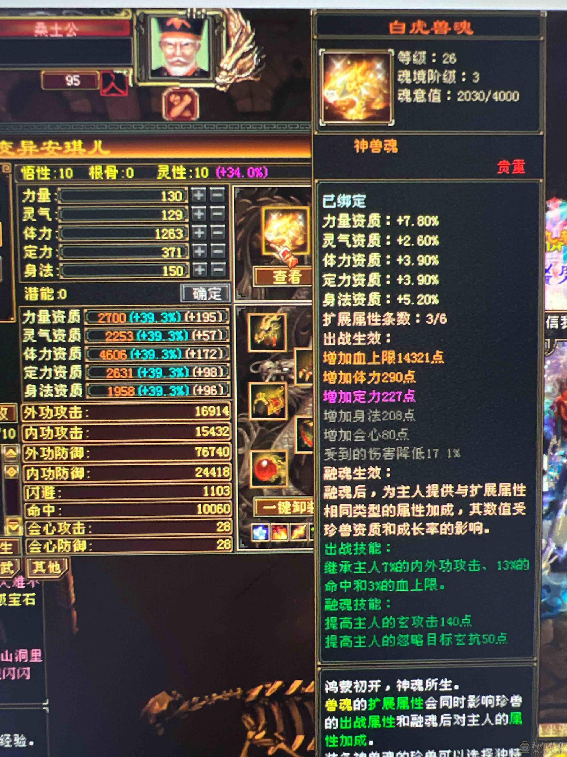 超细节天龙，9500➕以上，总属性马上破万，改最低价