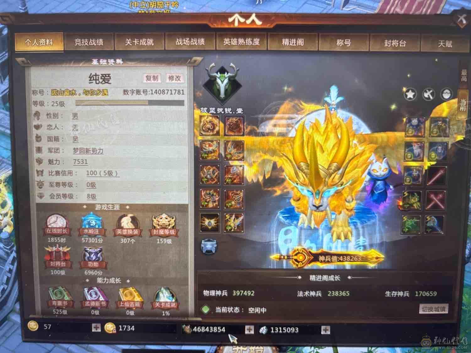 放着浪费，甩卖，46W战力，玩具多多