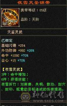 6665天山，5神，裸属性6550+，满状态减抗840