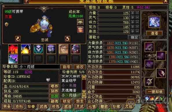 出个细节星宿，带稀有时装凤凰于飞、三级大扇子、大五阶兽魂、三阶神兽、完美武魂