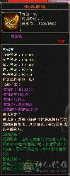 六属带六抗，增伤拉满逍遥。