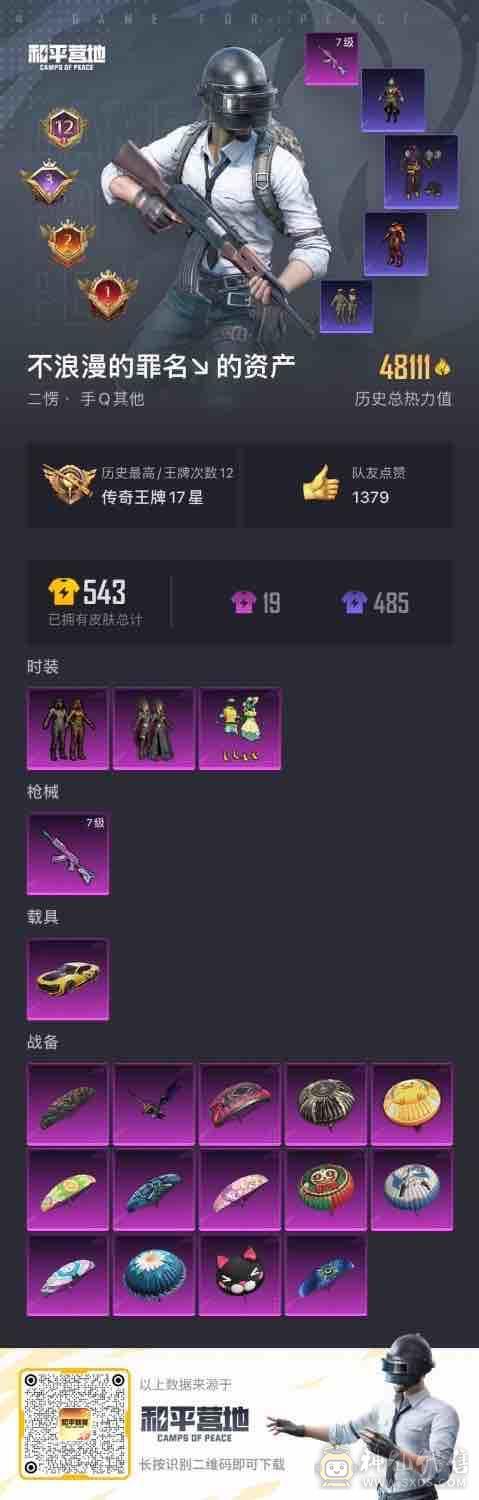 套装多多，枪皮也多