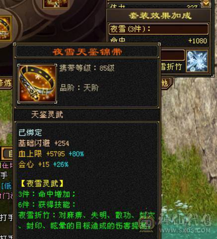 临渊推荐，满六双修星宿，图片被叼毛改错了，带赤兔4级配饰，全身极品灵武，4.9命中330会心，1400冰输出爆炸，6荒4神