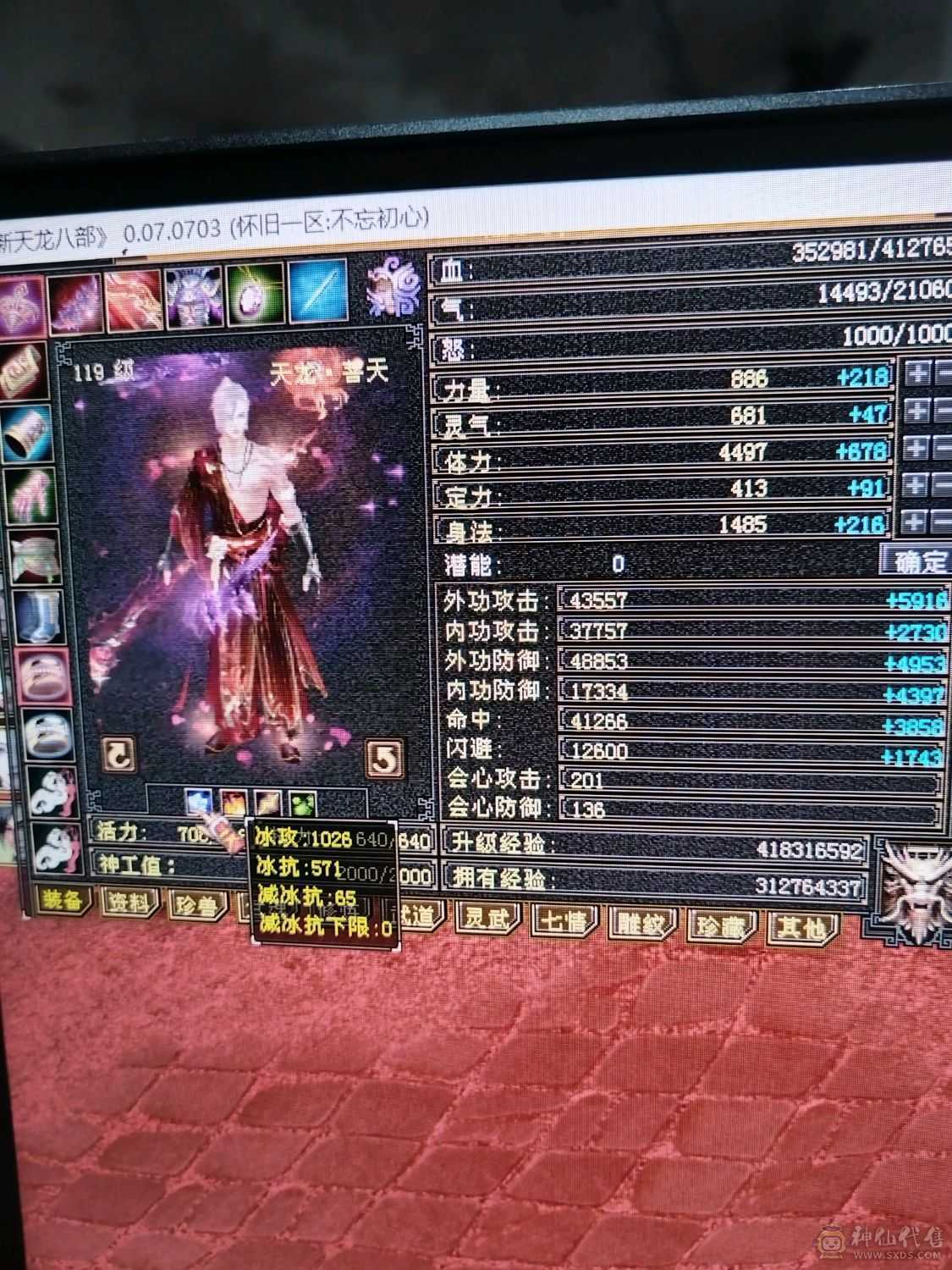 伤害高，三满，三修转逍遥也猛，新雕纹都更新了