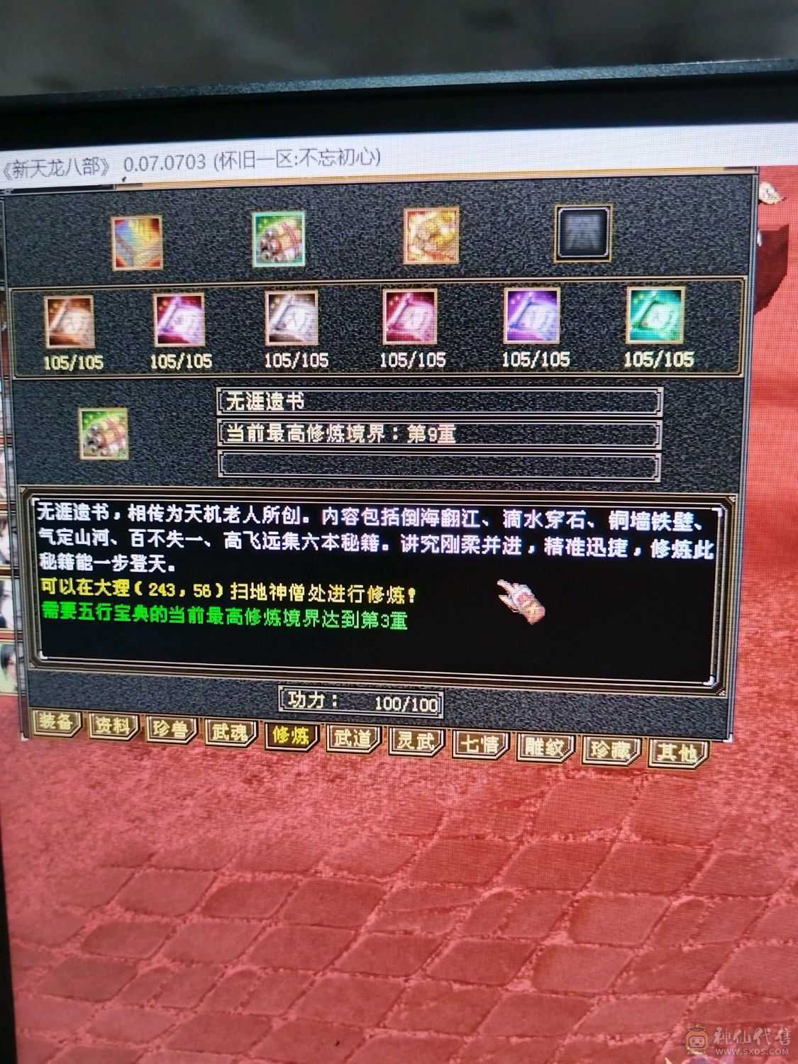 伤害高，三满，三修转逍遥也猛，新雕纹都更新了