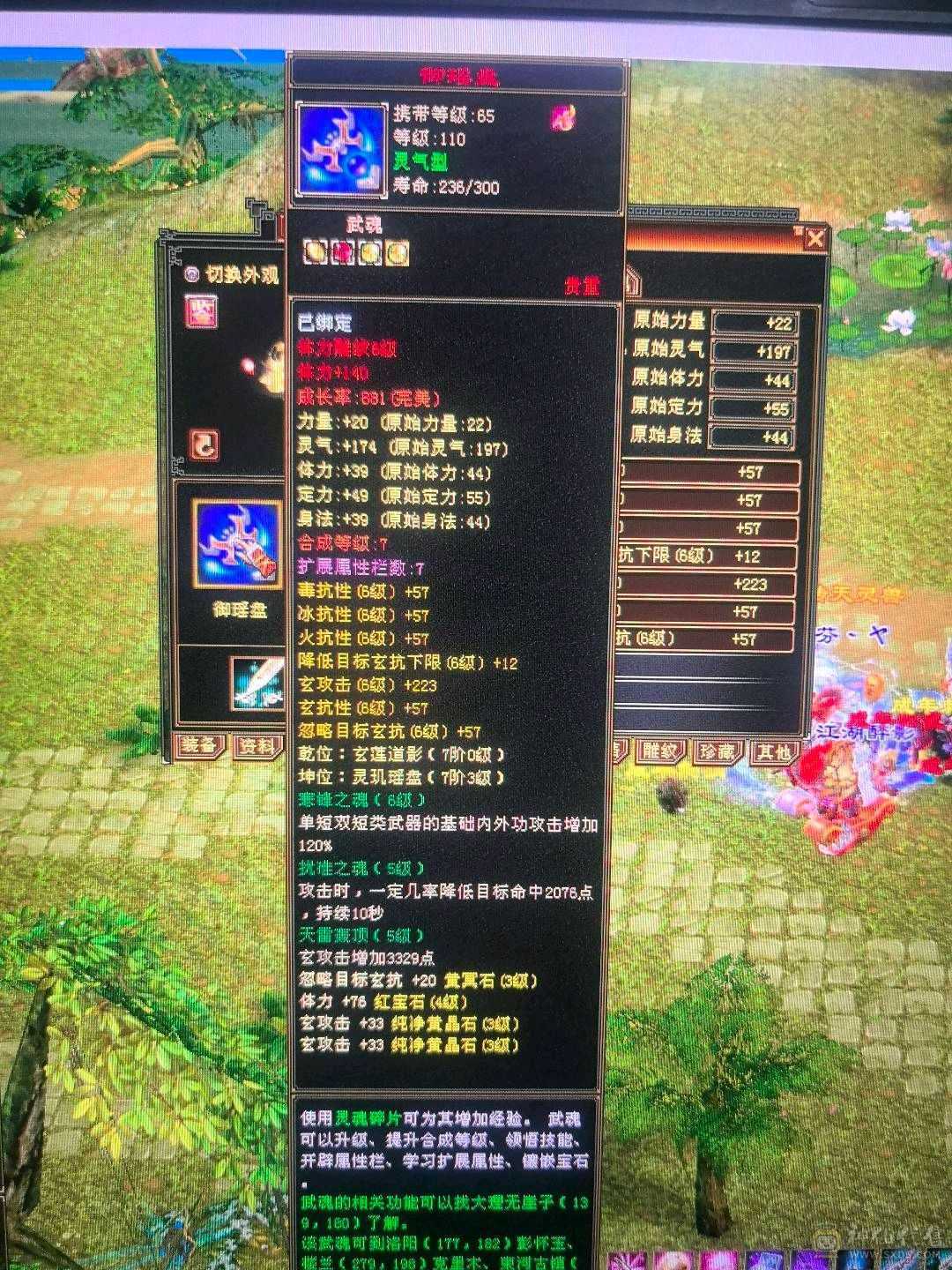 一手个人号v3，全属加起来4000属，高内功5.3W