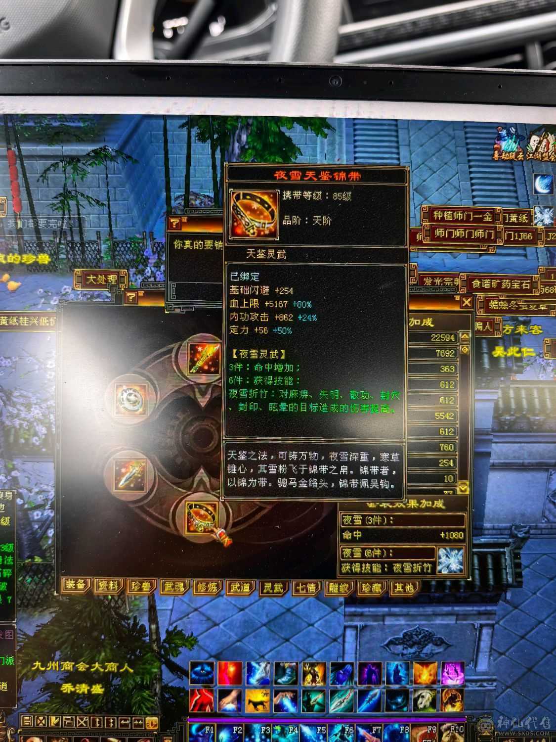 气武当 32+万血20+万气 玄冰内 三修 9w+内功 毒抗 