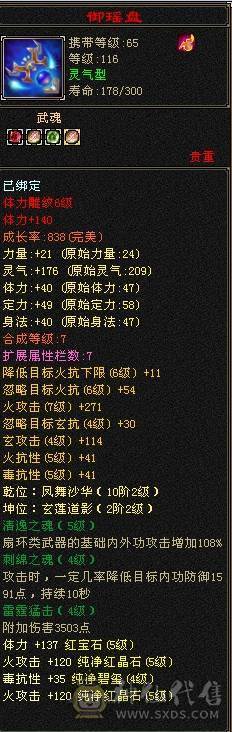 晚晚推荐：三修5体5属6雕，带所有