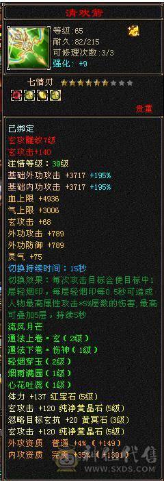 赤兔马，快5神。六荒。总属性近9000