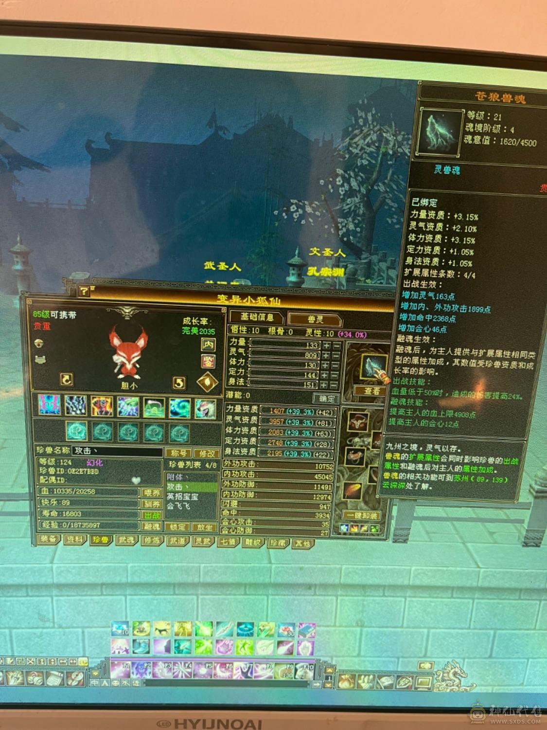 44+血神兽4级主属性3200打手峨眉