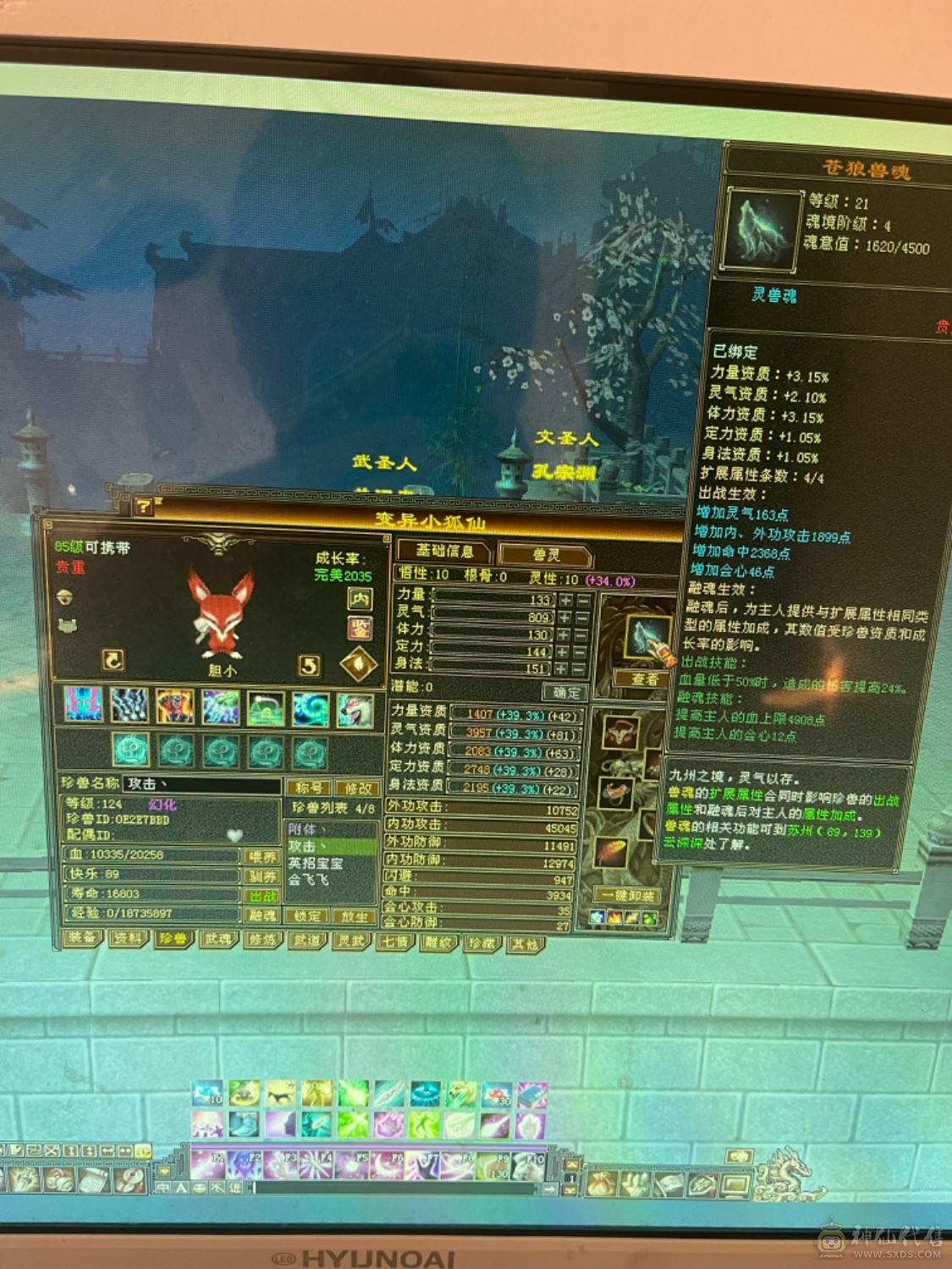 44+血神兽4级主属性3200打手峨眉