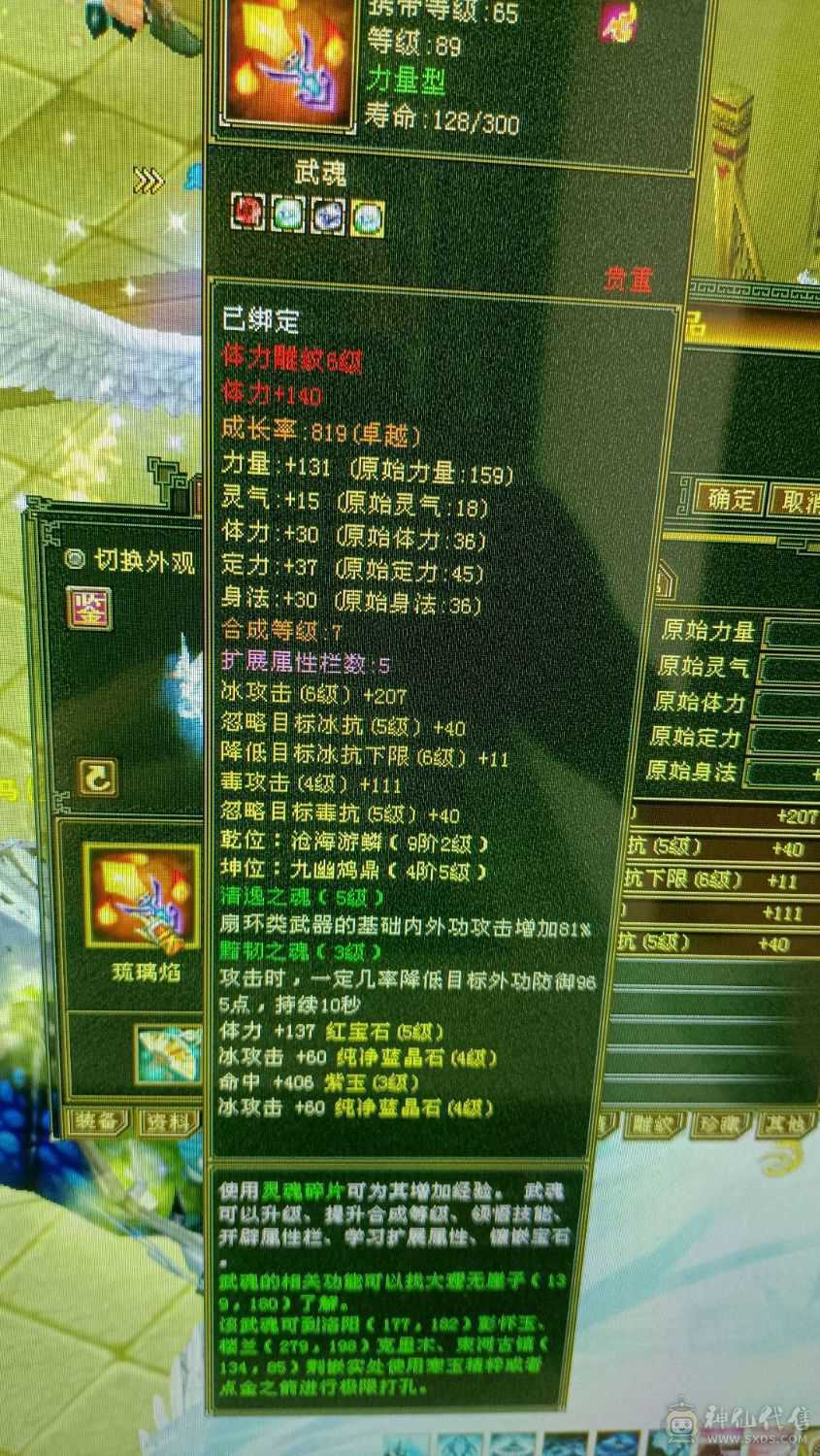 22+万血，3700主属性，副属性1000+，