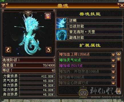 5级号，减抗满4级，幻视2个，兽魂已满，11万气武当
