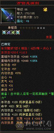 加状态25W以上高血量，如果换个血体副武器26W血，高会心，马上就6荒，4神，不想玩摘星可以转气武当，定力宝石现成，装备现成
