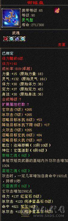 加状态27W以上高血量，高会心，6荒，4神，不想玩摘星可以转气武当，定力宝石现成，装备现成，看上直接秒，不要打电话，不会降价了，卖不出去自己玩了