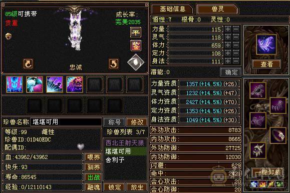 90级峨眉成品装备-补了个宝宝