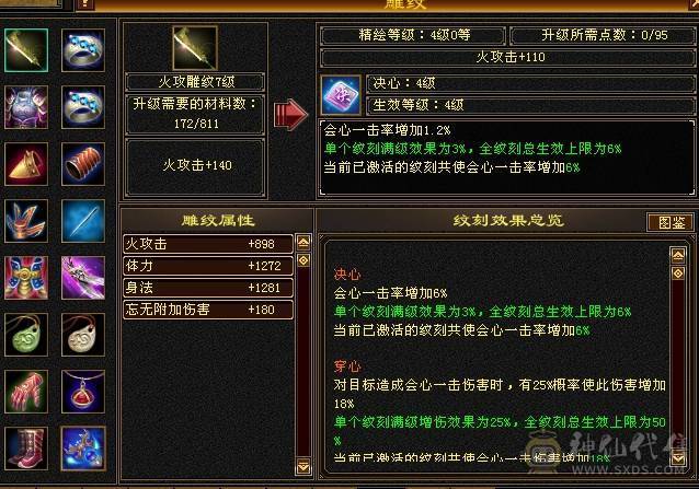 晚晚推荐：四抗满5，7雕纹，带附体，