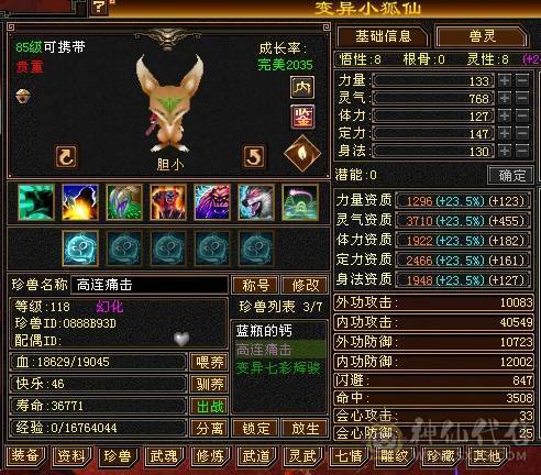 真满5 三修 火武当 带俩6级和俩5减 