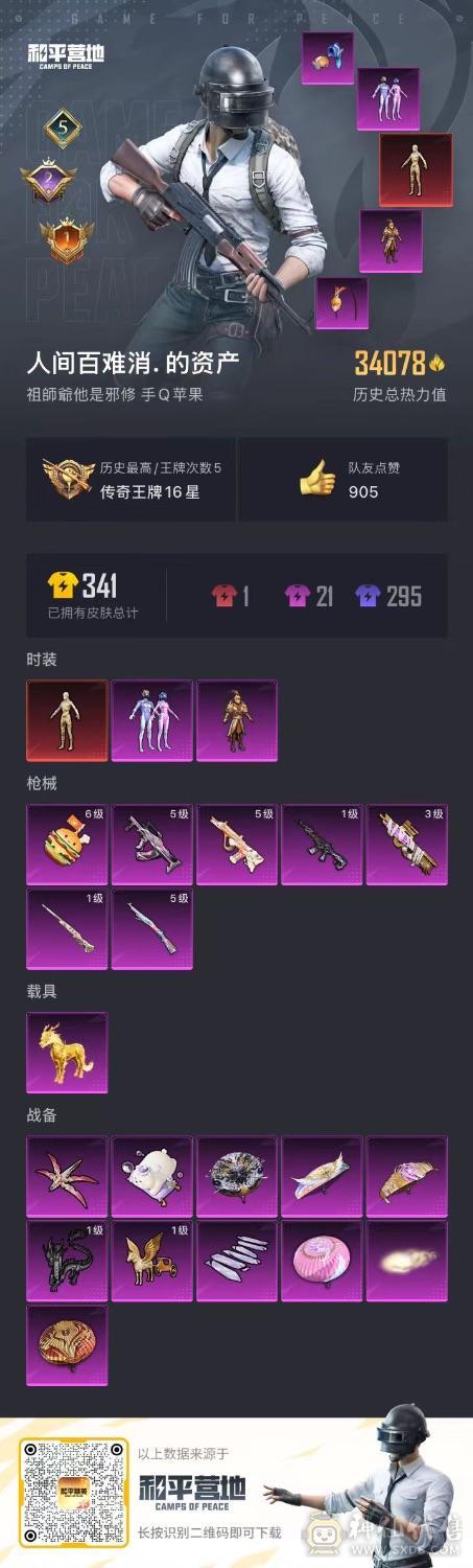 黄金木乃伊金麒麟火箭少女六级手雷齐天大圣，附带王者和其他腾讯游戏三角洲威龙皮肤