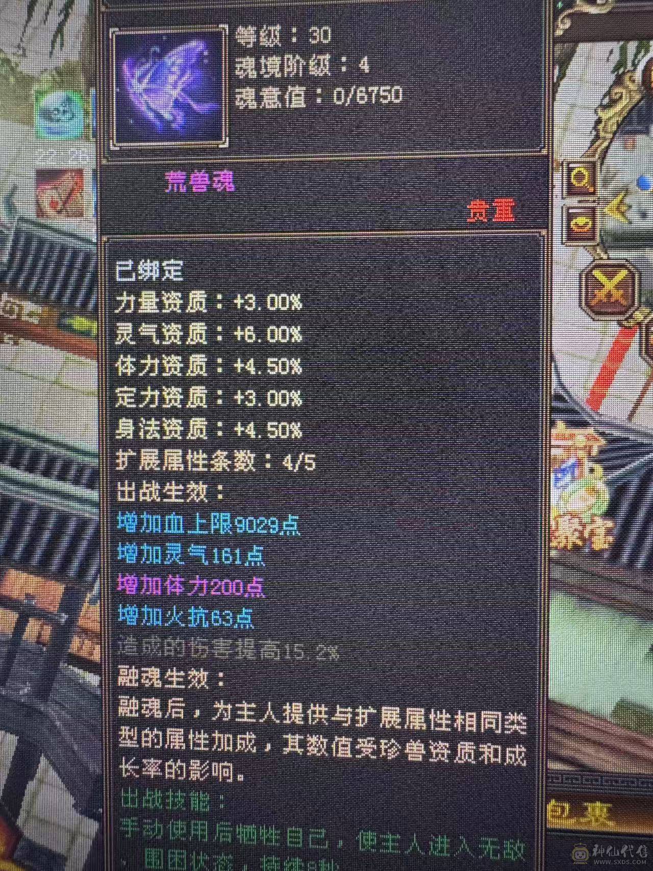 满5减三修强化9  慌兽6介.  神兽4.25  三满号   盟会8级高会心高攻击 