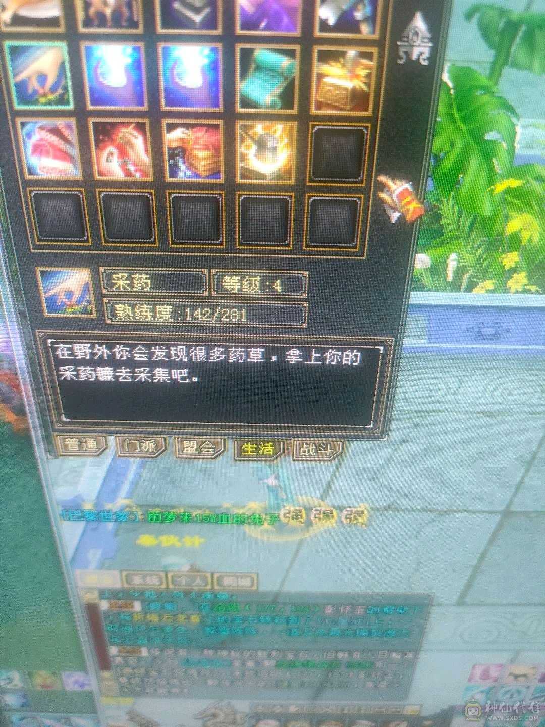 8矿，4采药，5炼药主打赚钱
