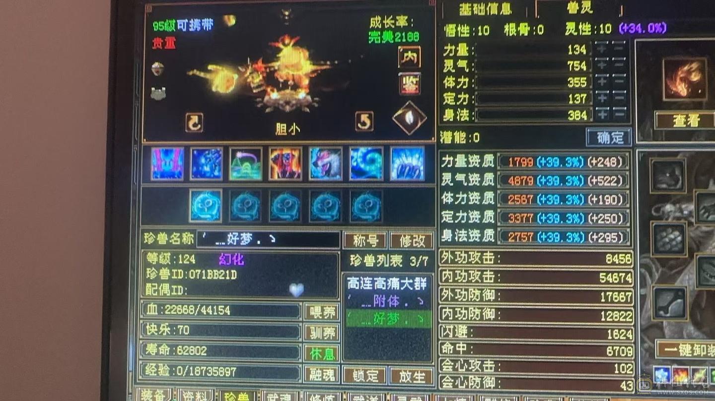 4级金箍棒，3级冰河，紫霞宝剑，断桥，带附体，血量更新到34万，出站宝宝，养老首选
