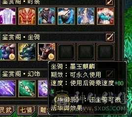 微风推举，极限五级星宿，永久坐骑墨麒麟，15件永久时装，9级玉食客