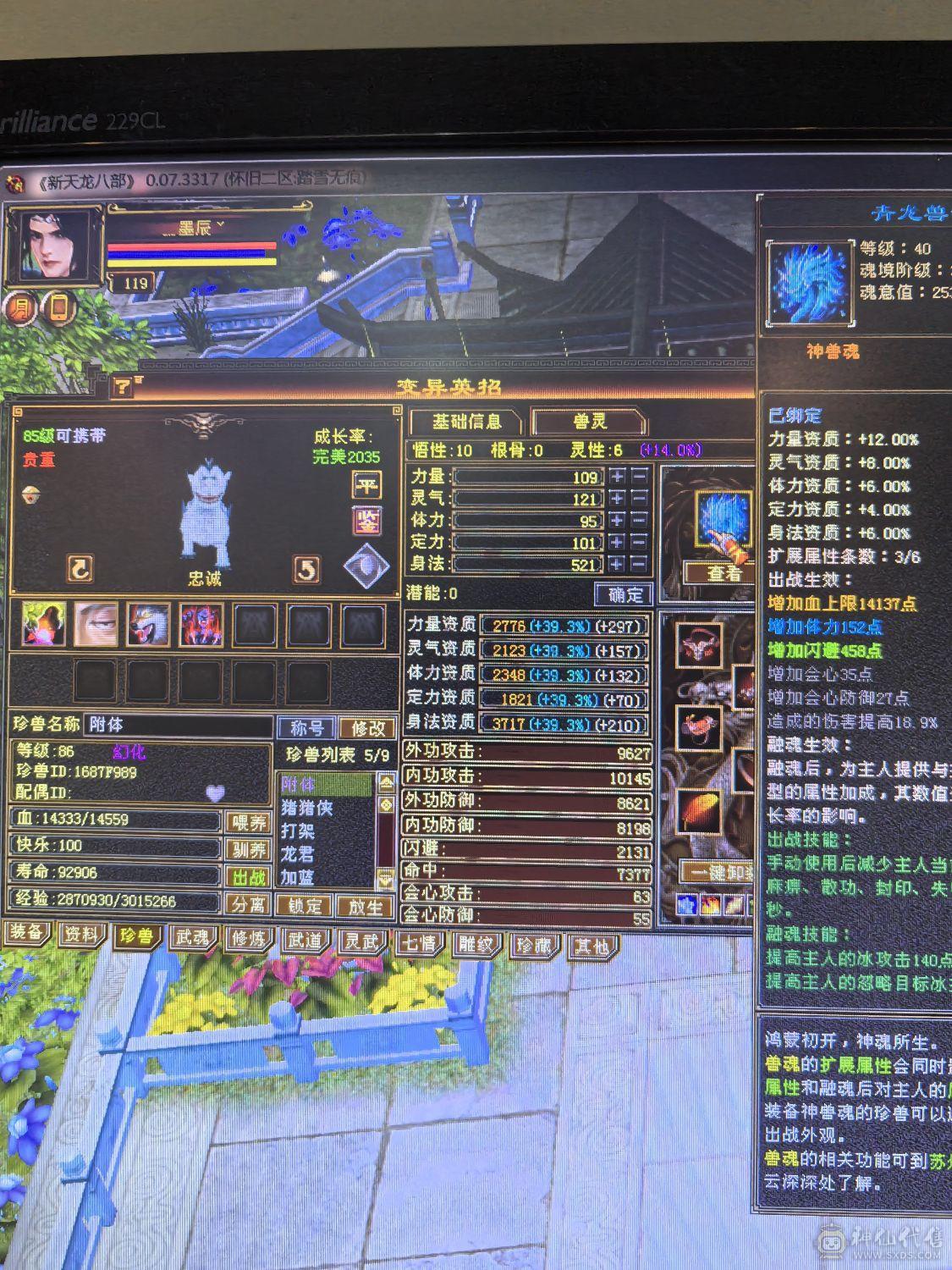 稍微搞一下细节轻松4000多属性，工作原因没时间玩了，低价出售，自己看吧！