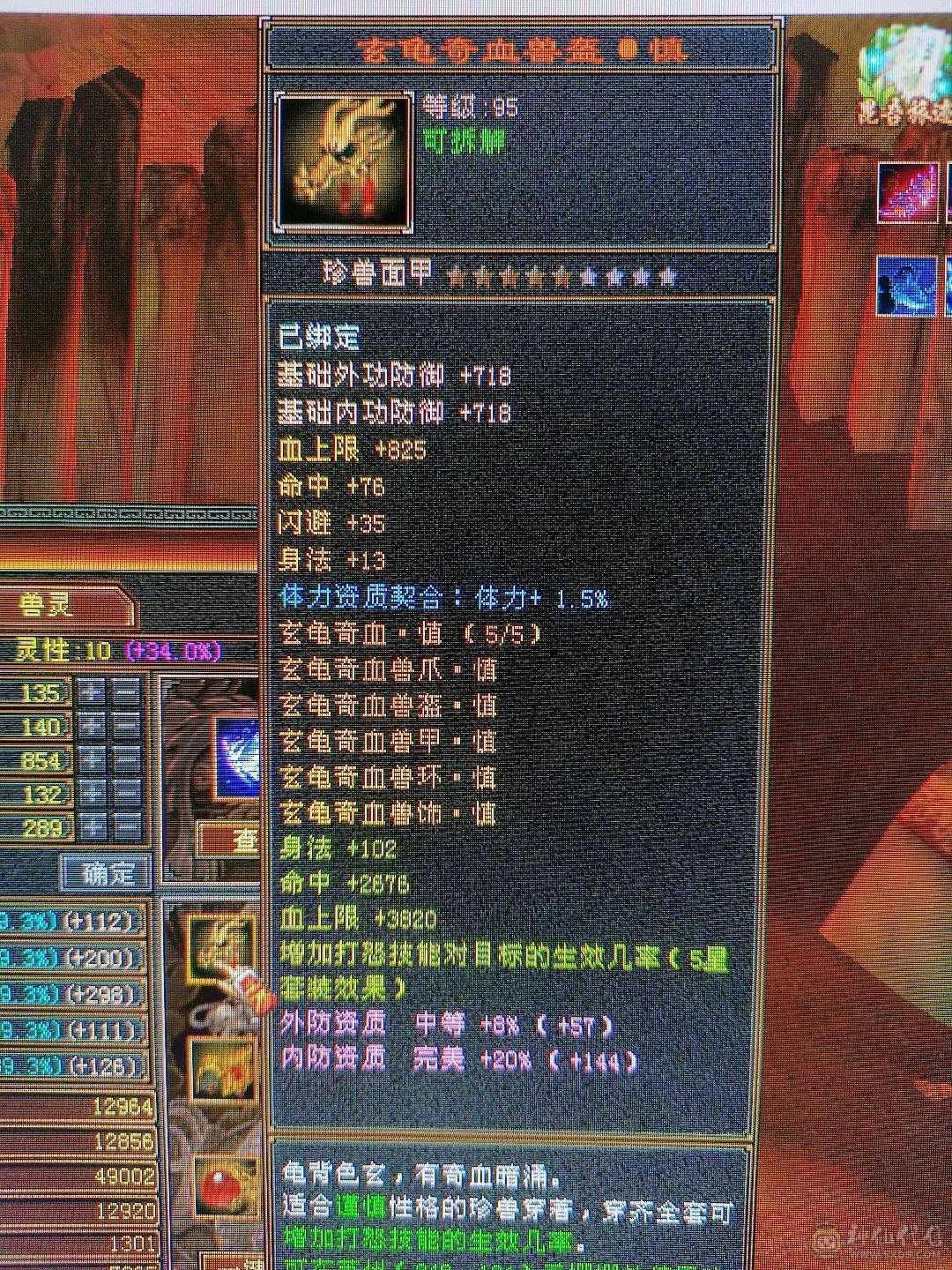 细节极限五  半7雕纹半8雕纹新雕纹5 纹刻5级  高命中高会心六级号面板