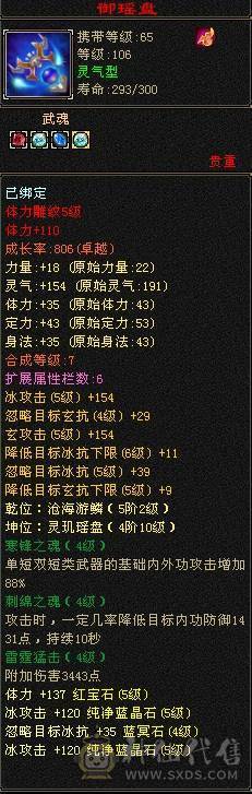 全身就减抗是4其余全5 身法武当 3介神兽5节荒兽图片没更新  最新面板