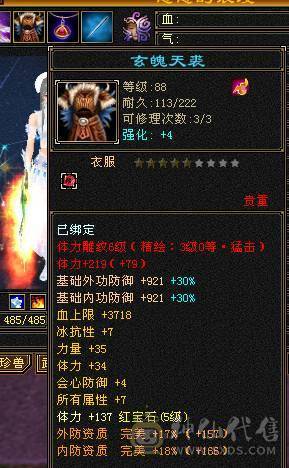 3神28W血3级配饰花瓶峨眉极品灵武