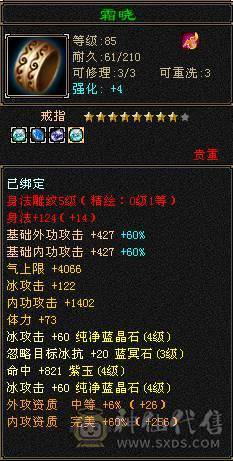 卡级气武当，12.5W气，承伤38W，8星装备，完美武魂，带宝宝出