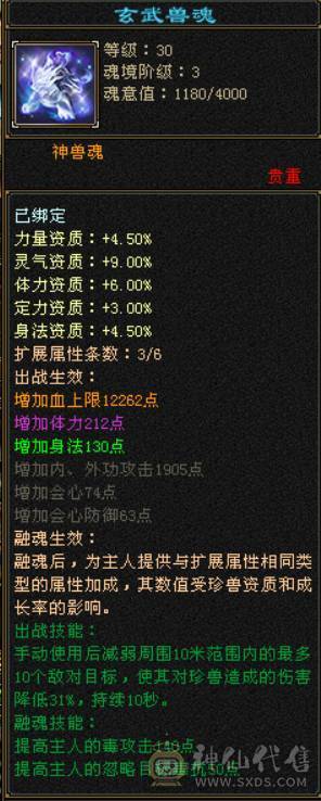 持续更新 玄毒双休5级暴力星宿 大完美武魂 一手号 能抗能打