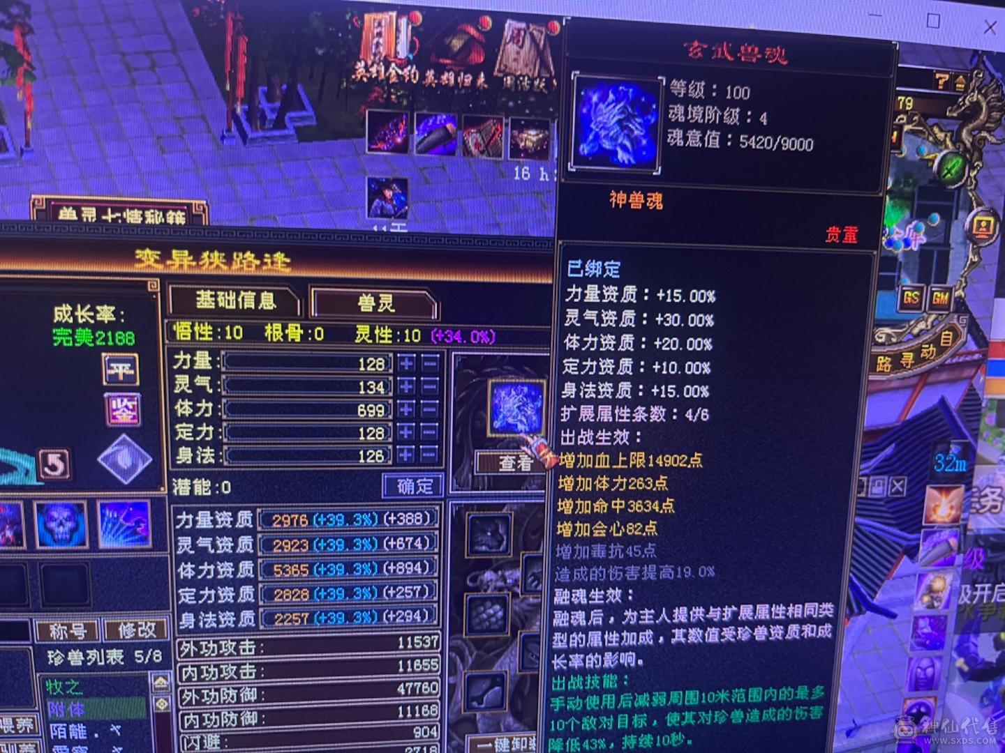 满强化 4修毒逍遥