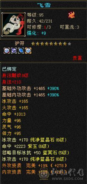 『晴天推荐』满6带7 全8雕 冰火修天山 6.2命中 538会心 细节面板 金箍棒