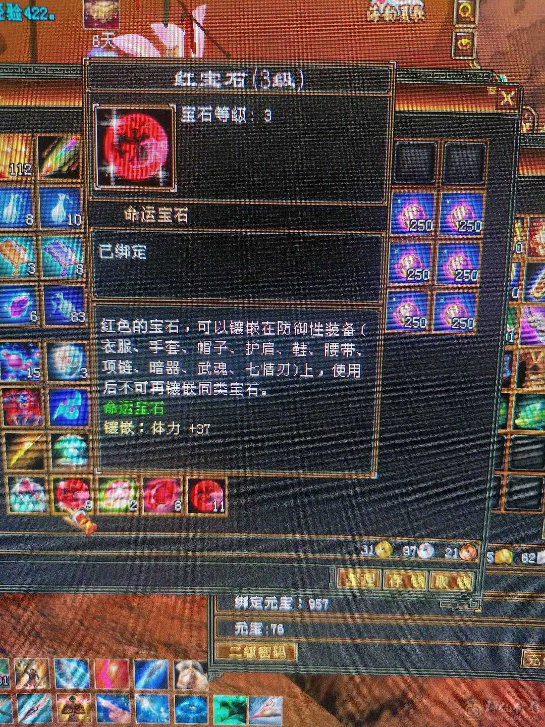 6体6属4神5慌 3修伤害高  带所有买到就赚到